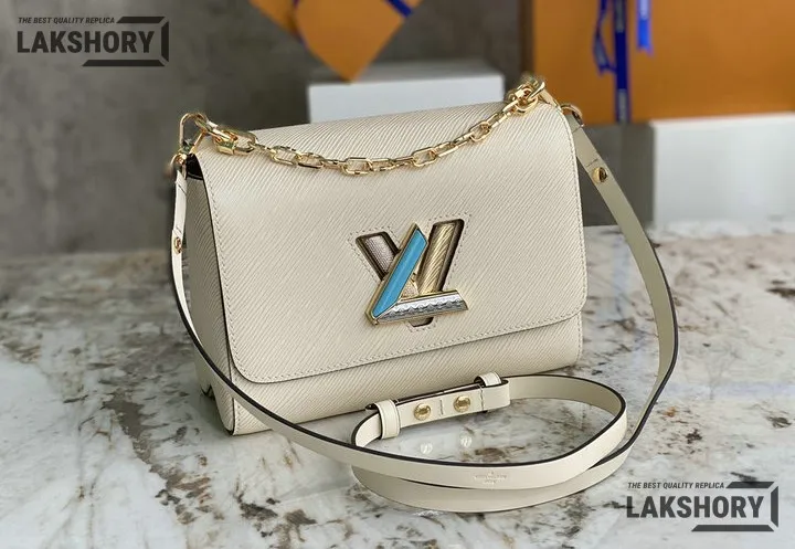 Louis Vuitton 1:1 Mirror Replica Twist Convertible Epi Leather w/ Crystals MM 23CM/9.1IN Louis Vuitton Replica Twist Louis Vuitton 1:1 Mirror Replica Twist Convertible Epi Leather w/ Crystals MM 23CM/9.1IN Louis Vuitton Replica Twist