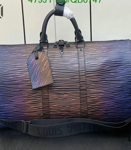 Louis Vuitton 1:1 Mirror Replica Keepall Bandouliere 50 Gradient Electric Sun 50CM/19.7IN Louis Vuitton Replica Keepall