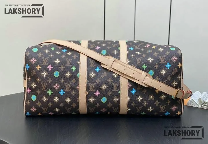 Louis Vuitton 1:1 Mirror Replica Keepall Bandouliere 50 x Tyler the Creator 50CM/19.7IN Louis Vuitton Replica Keepall Louis Vuitton 1:1 Mirror Replica Keepall Bandouliere 50 x Tyler the Creator 50CM/19.7IN Louis Vuitton Replica Keepall