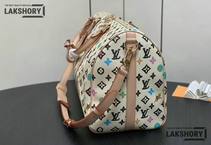 Louis Vuitton 1:1 Mirror Replica Keepall Bandouliere 50 x Tyler the Creator 50CM/19.7IN Louis Vuitton Replica Keepall Louis Vuitton 1:1 Mirror Replica Keepall Bandouliere 50 x Tyler the Creator 50CM/19.7IN Louis Vuitton Replica Keepall