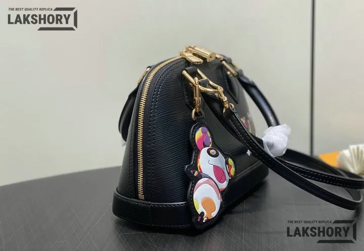 Louis Vuitton 1:1 Mirror Replica LV x TM Alma BB Epi Leder 23.5CM/9.3IN Louis Vuitton Replica Alma Louis Vuitton 1:1 Mirror Replica LV x TM Alma BB Epi Leder 23.5CM/9.3IN Louis Vuitton Replica Alma