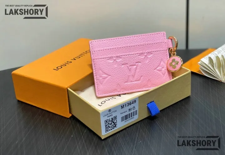 Louis Vuitton 1:1 Mirror Replica LV Charms Card Holder Monogram Empreinte 7CM/2.8IN Louis Vuitton Replica Wallets Louis Vuitton 1:1 Mirror Replica LV Charms Card Holder Monogram Empreinte 7CM/2.8IN Louis Vuitton Replica Wallets