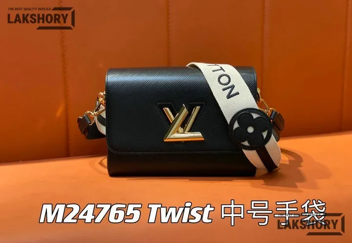 Louis Vuitton 1:1 Mirror Replica Twist MM Epi Leather 23CM/9.1IN Louis Vuitton Replica Twist Louis Vuitton 1:1 Mirror Replica Twist MM Epi Leather 23CM/9.1IN Louis Vuitton Replica Twist