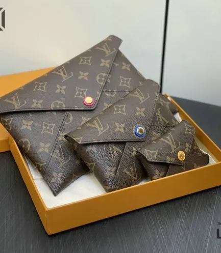 Louis Vuitton 1:1 Mirror Replica LV Colormania Kirigami Pochette Set Multicolor 11.5CM/4.5IN Louis Vuitton Replica Pochette Accessories