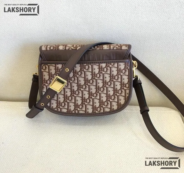Dior 1:1 Mirror Replica Medium Oblique Brown Bobby Flap 22CM/8.7IN Christian Dior Replica Bobby Dior 1:1 Mirror Replica Medium Oblique Brown Bobby Flap 22CM/8.7IN Christian Dior Replica Bobby