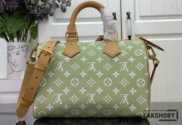 Louis Vuitton 1:1 Mirror Replica Speedy P9 Bandoulire 30 Frozen Lime Monogram 32CM/12.6IN Louis Vuitton Replica Speedy Louis Vuitton 1:1 Mirror Replica Speedy P9 Bandoulire 30 Frozen Lime Monogram 32CM/12.6IN Louis Vuitton Replica Speedy