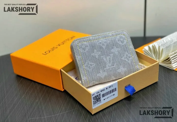 Louis Vuitton 1:1 Mirror Replica Zippy Coin Purse Monogram Denim 11CM/4.3IN Louis Vuitton Replica Wallets Louis Vuitton 1:1 Mirror Replica Zippy Coin Purse Monogram Denim 11CM/4.3IN Louis Vuitton Replica Wallets