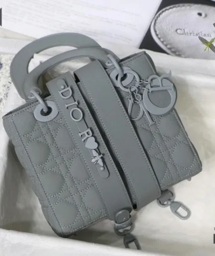 Dior 1:1 Mirror Replica Ultra Matte Calfskin Small Lady Dior 20CM/7.9IN Christian Dior Replica Lady