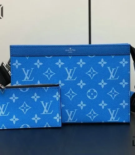 Louis Vuitton 1:1 Mirror Replica Gaston Wearable Wallet Taigarama 22CM/8.7IN Louis Vuitton Replica Pochette Accessories