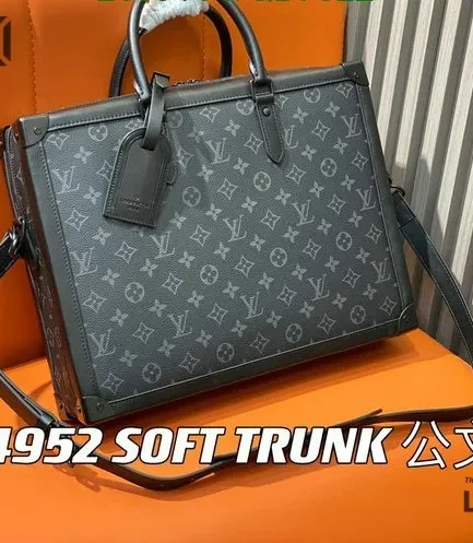 Louis Vuitton 1:1 Mirror Replica Soft Trunk Briefcase 38CM/15IN Louis Vuitton Replica Business Bags