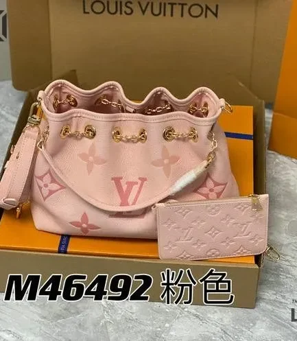 Louis Vuitton 1:1 Mirror Replica Empreinte Monogram Giant Summer Bundle Pink 28CM/11IN Louis Vuitton Replica Neo