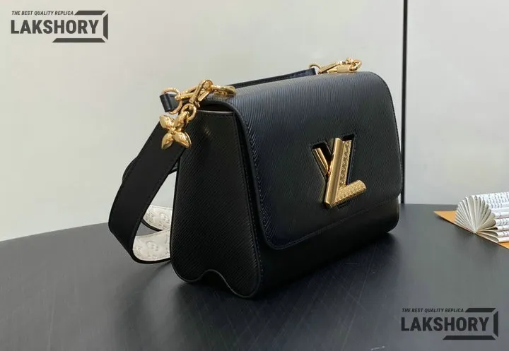 Louis Vuitton 1:1 Mirror Replica Twist MM Epi Grained Leather 23CM/9.1IN Louis Vuitton Replica Twist Louis Vuitton 1:1 Mirror Replica Twist MM Epi Grained Leather 23CM/9.1IN Louis Vuitton Replica Twist