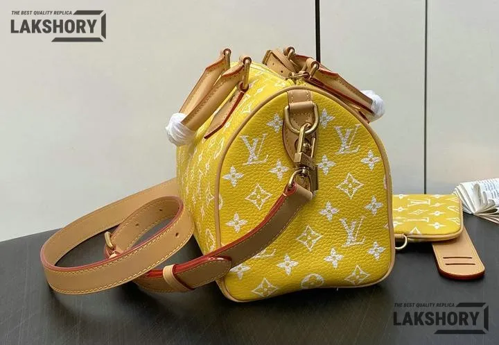 Louis Vuitton 1:1 Mirror Replica Monogram Speedy P9 Bandouliere 25 Runway 25CM/9.8IN Louis Vuitton Replica Speedy Louis Vuitton 1:1 Mirror Replica Monogram Speedy P9 Bandouliere 25 Runway 25CM/9.8IN Louis Vuitton Replica Speedy