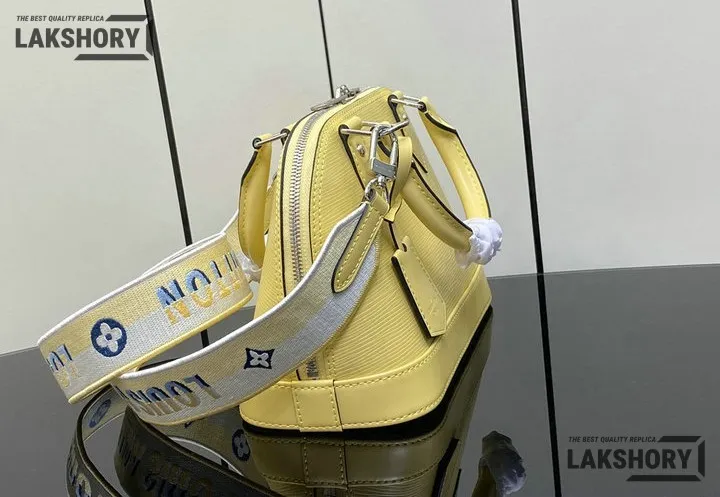 Louis Vuitton 1:1 Mirror Replica Epi Jacquard Alma BB Jaune Plume 23.5CM/9.3IN Louis Vuitton Replica Alma Louis Vuitton 1:1 Mirror Replica Epi Jacquard Alma BB Jaune Plume 23.5CM/9.3IN Louis Vuitton Replica Alma