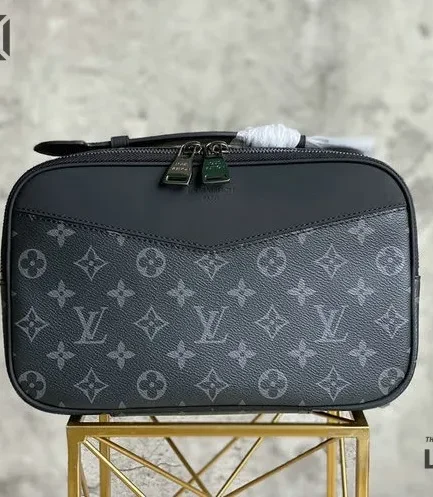 Louis Vuitton 1:1 Mirror Replica Monogram Eclipse Canvas Bumbag Explorer Bag 28CM/11IN Louis Vuitton Replica Bumbag