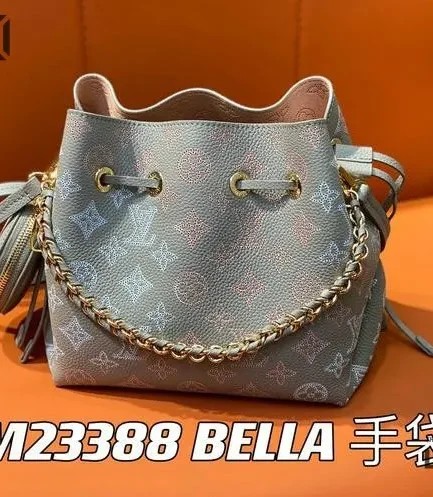 Louis Vuitton 1:1 Mirror Replica Mahina Flight Mode Bella Grey 22CM/8.7IN Louis Vuitton Replica Neo