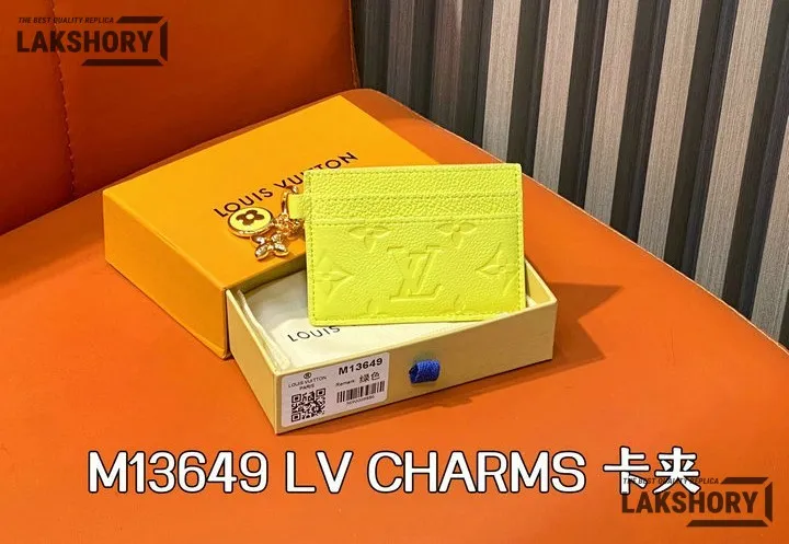 Louis Vuitton 1:1 Mirror Replica LV Charms Card Holder Monogram Empreinte 7CM/2.8IN Louis Vuitton Replica Wallets Louis Vuitton 1:1 Mirror Replica LV Charms Card Holder Monogram Empreinte 7CM/2.8IN Louis Vuitton Replica Wallets