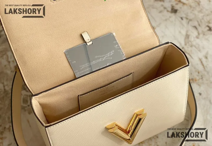 Louis Vuitton 1:1 Mirror Replica Twist MM Epi Leather Shoulder Bag 23CM/9.1IN Louis Vuitton Replica Twist Louis Vuitton 1:1 Mirror Replica Twist MM Epi Leather Shoulder Bag 23CM/9.1IN Louis Vuitton Replica Twist