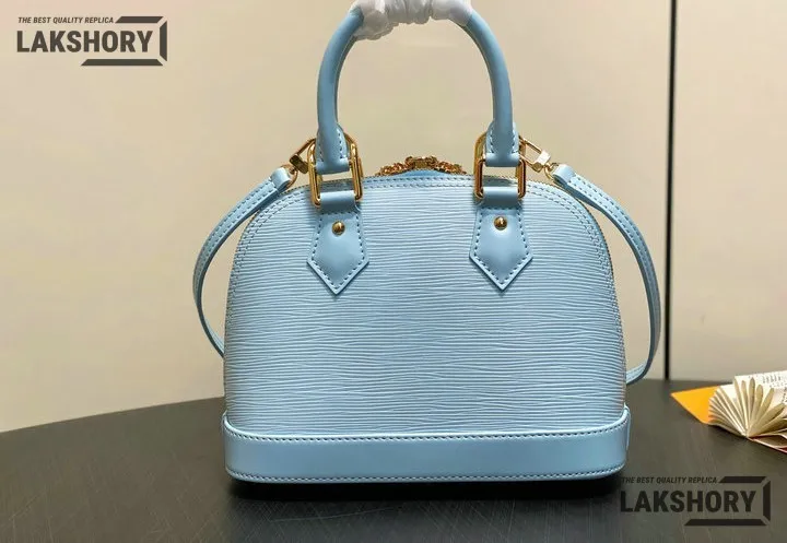 Louis Vuitton 1:1 Mirror Replica LV x TM Alma BB Epi Leder 23.5CM/9.3IN Louis Vuitton Replica Alma Louis Vuitton 1:1 Mirror Replica LV x TM Alma BB Epi Leder 23.5CM/9.3IN Louis Vuitton Replica Alma