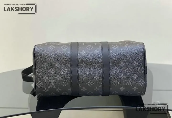 Louis Vuitton 1:1 Mirror Replica Keepall Bandoulire 35 Eclipse Bag 35CM/13.8IN Louis Vuitton Replica Keepall Louis Vuitton 1:1 Mirror Replica Keepall Bandoulire 35 Eclipse Bag 35CM/13.8IN Louis Vuitton Replica Keepall