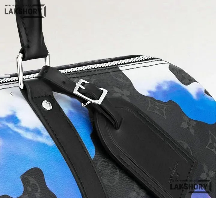 Louis Vuitton 1:1 Mirror Replica Keepall Bandouliere 45 Sunrise Eclipse Black/Grey/Multi 45CM/17.7IN Louis Vuitton Replica Keepall Louis Vuitton 1:1 Mirror Replica Keepall Bandouliere 45 Sunrise Eclipse Black/Grey/Multi 45CM/17.7IN Louis Vuitton Replica Keepall