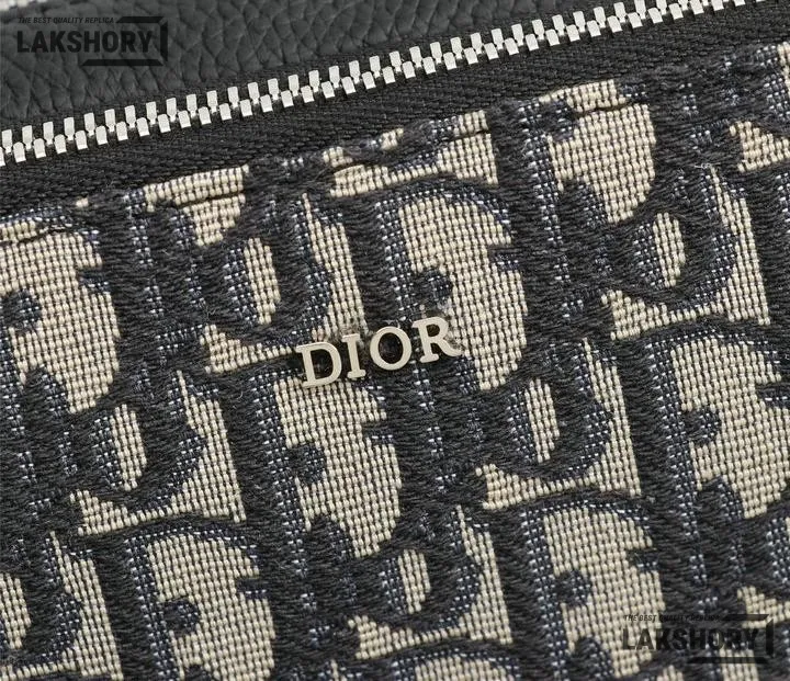 Dior 1:1 Mirror Replica Double Zip Canvas Crossbody Pouch 17CM/6.7IN Christian Dior Other Styles Dior 1:1 Mirror Replica Double Zip Canvas Crossbody Pouch 17CM/6.7IN Christian Dior Other Styles