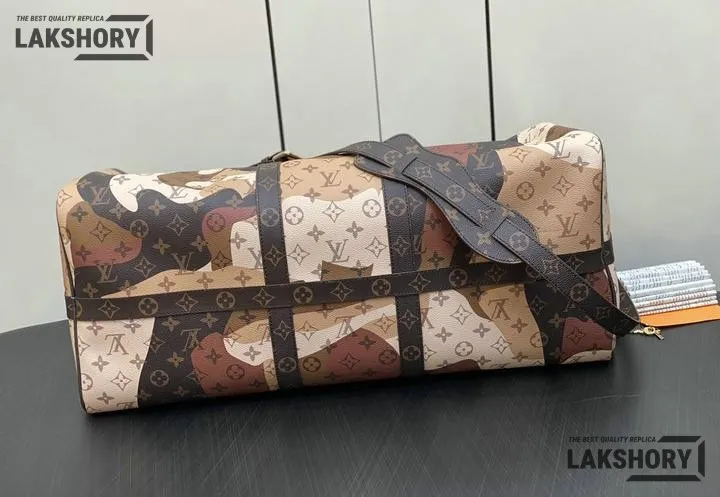 Louis Vuitton 1:1 Mirror Replica Monogram Keepall Bandouliere 55 Multicolor 55CM/21.7IN Louis Vuitton Replica Keepall Louis Vuitton 1:1 Mirror Replica Monogram Keepall Bandouliere 55 Multicolor 55CM/21.7IN Louis Vuitton Replica Keepall