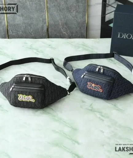 Dior 1:1 Mirror Replica Dior x KAWS Rider 2.0 Embroidery Belt Bag 39CM/15.4IN Christian Dior Other Styles