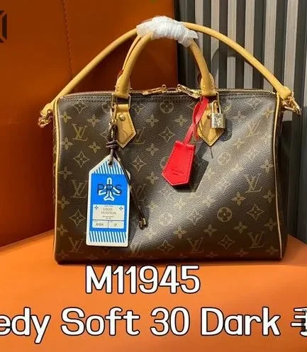 Louis Vuitton 1:1 Mirror Replica Speedy Soft 30 Crafty Monogram Canvas 30CM/11.8IN Louis Vuitton Replica Speedy