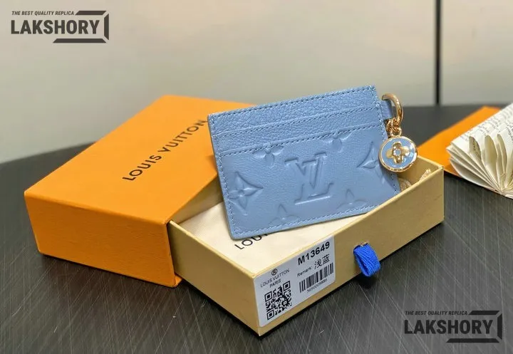 Louis Vuitton 1:1 Mirror Replica LV Charms Card Holder Monogram Empreinte 7CM/2.8IN Louis Vuitton Replica Wallets Louis Vuitton 1:1 Mirror Replica LV Charms Card Holder Monogram Empreinte 7CM/2.8IN Louis Vuitton Replica Wallets