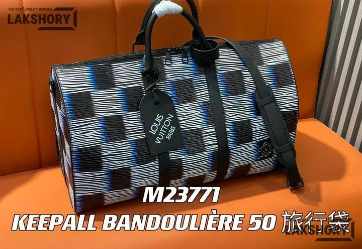Louis Vuitton 1:1 Mirror Replica Keepall Bandoulire 50 A05 Blue Moon 50CM/19.7IN Louis Vuitton Replica Keepall Louis Vuitton 1:1 Mirror Replica Keepall Bandoulire 50 A05 Blue Moon 50CM/19.7IN Louis Vuitton Replica Keepall