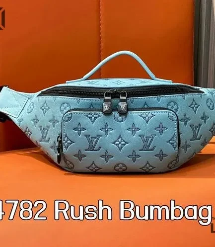 Louis Vuitton 1:1 Mirror Replica Rush Bumbag Monogram Shadow 30CM/11.8IN Louis Vuitton Replica Bumbag
