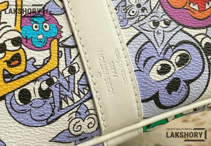 Louis Vuitton 1:1 Mirror Replica Monogram Comics Keepall Bandouliere 50 Multicolor 50CM/19.7IN Louis Vuitton Replica Keepall Louis Vuitton 1:1 Mirror Replica Monogram Comics Keepall Bandouliere 50 Multicolor 50CM/19.7IN Louis Vuitton Replica Keepall