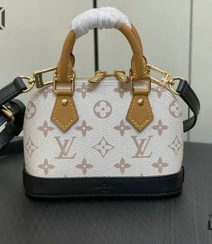 Louis Vuitton 1:1 Mirror Replica Nano Alma Monogram Dune 18CM/7.1IN Louis Vuitton Replica Alma