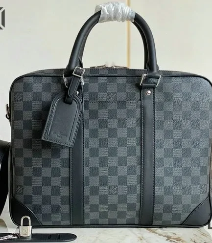 Louis Vuitton 1:1 Mirror Replica Porte-Documents Voyage PM Monogram Eclipse 36.5CM/14.4IN Louis Vuitton Replica Business Bags