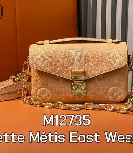 Louis Vuitton 1:1 Mirror Replica Pochette Metis East West Monogram Arizona Cream 21.5CM/8.5IN Louis Vuitton Replica Pochette Metis