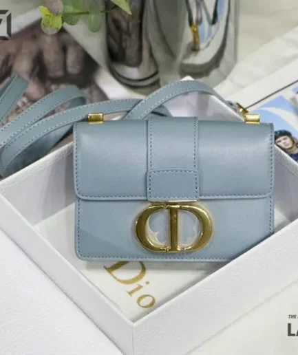 Dior 1:1 Mirror Replica Smooth 30 Montaigne Calfskin Micro Flap 15CM/5.9IN Christian Dior Replica 30 Montaigne