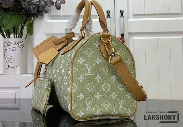 Louis Vuitton 1:1 Mirror Replica Speedy P9 Bandoulire 30 Frozen Lime Monogram 32CM/12.6IN Louis Vuitton Replica Speedy Louis Vuitton 1:1 Mirror Replica Speedy P9 Bandoulire 30 Frozen Lime Monogram 32CM/12.6IN Louis Vuitton Replica Speedy