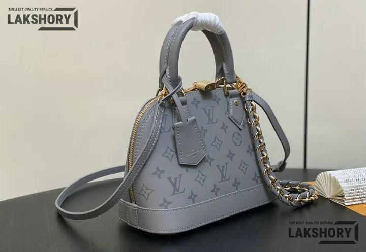 Louis Vuitton 1:1 Mirror Replica Monogram Alma BB Ink 23.5CM/9.3IN Louis Vuitton Replica Alma Louis Vuitton 1:1 Mirror Replica Monogram Alma BB Ink 23.5CM/9.3IN Louis Vuitton Replica Alma