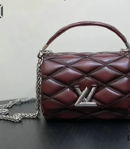 Louis Vuitton 1:1 Mirror Replica Lambskin Malletage GO-14 PM NM 20CM/7.9IN Louis Vuitton Replica Twist