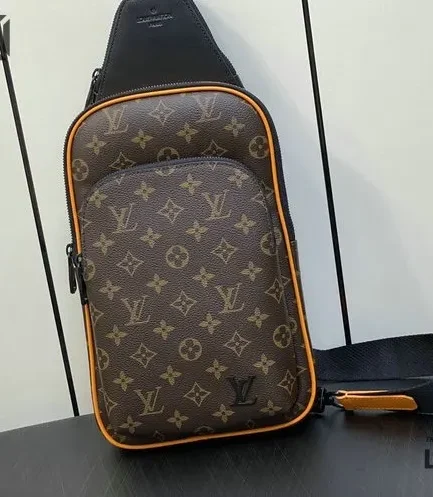 Louis Vuitton 1:1 Mirror Replica Monogram Macassar Avenue Sling Bag NM 31CM/12.2IN Louis Vuitton Replica Avenue