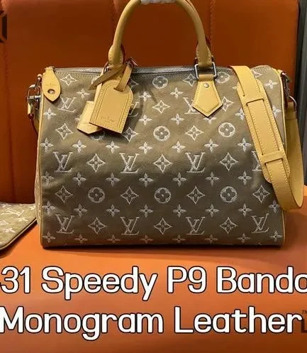 Louis Vuitton 1:1 Mirror Replica Speedy P9 Bandoulière 40 Monogram Leather 40CM/15.7IN Louis Vuitton Replica Speedy