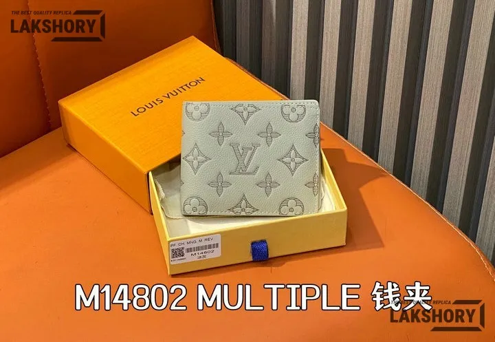 Louis Vuitton 1:1 Mirror Replica Multiple Wallet Monogram Shadow 11CM/4.3IN Louis Vuitton Replica Wallets Louis Vuitton 1:1 Mirror Replica Multiple Wallet Monogram Shadow 11CM/4.3IN Louis Vuitton Replica Wallets