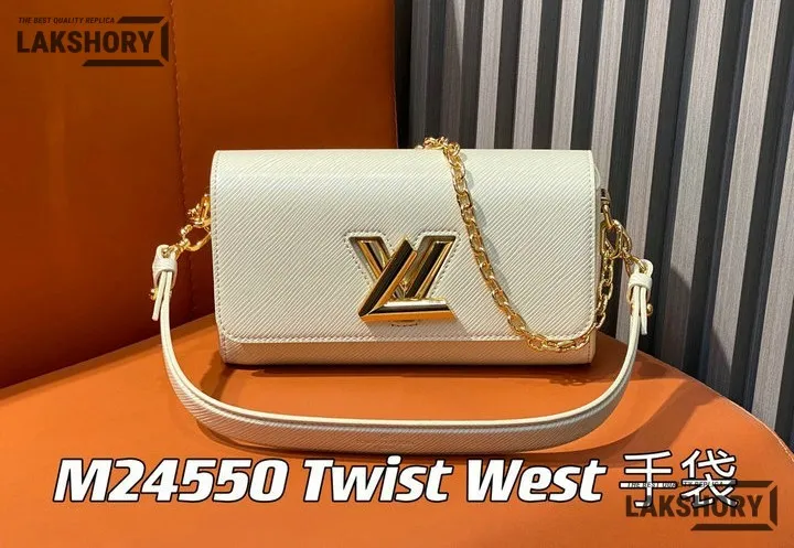Louis Vuitton 1:1 Mirror Replica Twist West Epi Leather 23.5CM/9.3IN Louis Vuitton Replica Twist Louis Vuitton 1:1 Mirror Replica Twist West Epi Leather 23.5CM/9.3IN Louis Vuitton Replica Twist