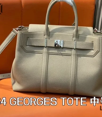 Louis Vuitton 1:1 Mirror Replica Millesime Calfskin Georges Tote MM 41CM/16.1IN Replica Tote Bags