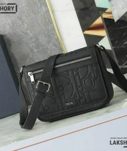 Dior 1:1 Mirror Replica Gravity Calfskin Messenger Bag w/ Flap 21CM/8.3IN Christian Dior Other Styles