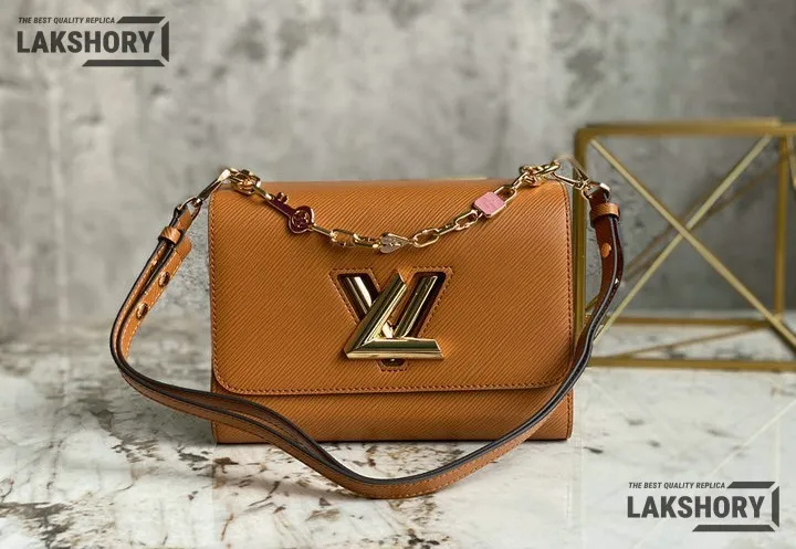 Louis Vuitton 1:1 Mirror Replica Twist Convertible Epi Leather w/ Crystals MM 23CM/9.1IN Louis Vuitton Replica Twist Louis Vuitton 1:1 Mirror Replica Twist Convertible Epi Leather w/ Crystals MM 23CM/9.1IN Louis Vuitton Replica Twist