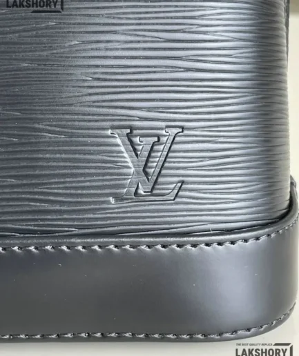 Louis Vuitton 1:1 Mirror Replica Epi Alma BB Black 23.5CM/9.3IN Louis Vuitton Replica Alma