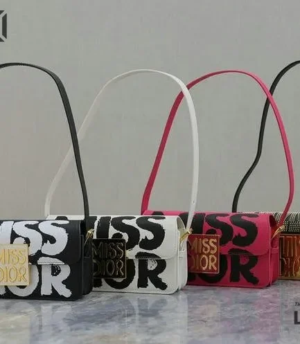 Dior 1:1 Mirror Replica Miss Dior Flap Patent Calfskin Bag 22CM/8.7IN Christian Dior Other Styles