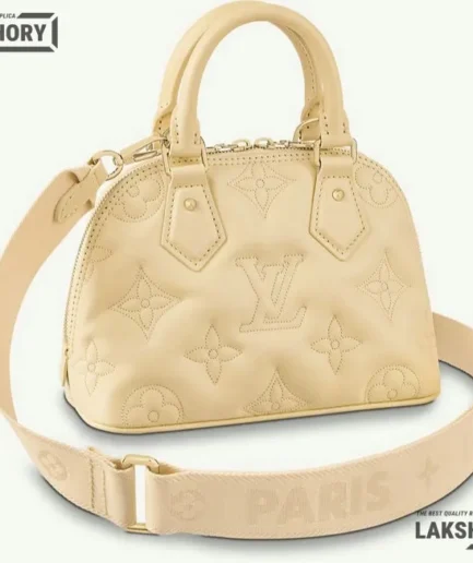 Louis Vuitton 1:1 Mirror Replica Alma BB Bubblegram Leather 25CM/9.8IN Louis Vuitton Replica Alma